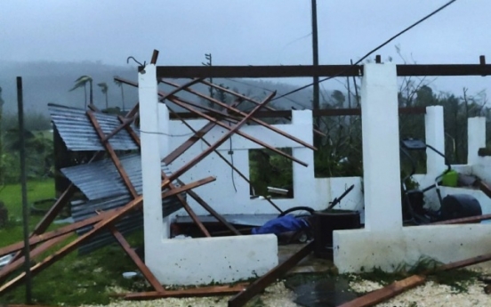 Some 1,700 Koreans stranded in typhoon-hit Saipan