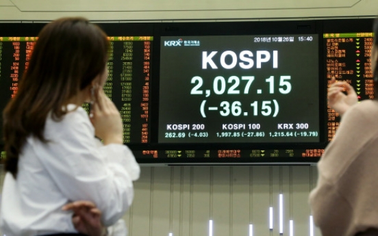 Korean stock markets in free fall, downward pressure to persist