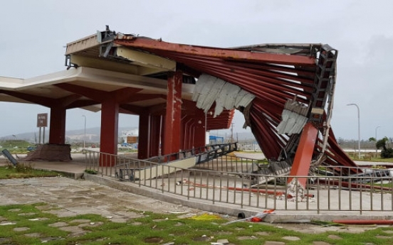 S. Korea sends military jet to typhoon-hit Saipan to transport nationals