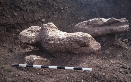 More ancient statues, graves unearthed in a Greek field