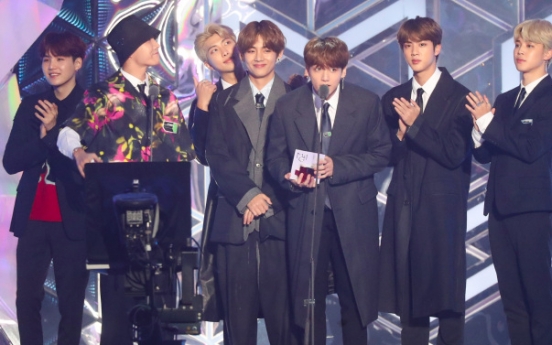 방탄소년단, '2018 MGA'서 9관왕…