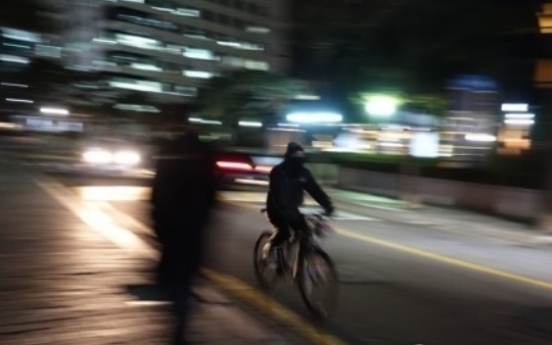 Drunk man caught riding bike on highway