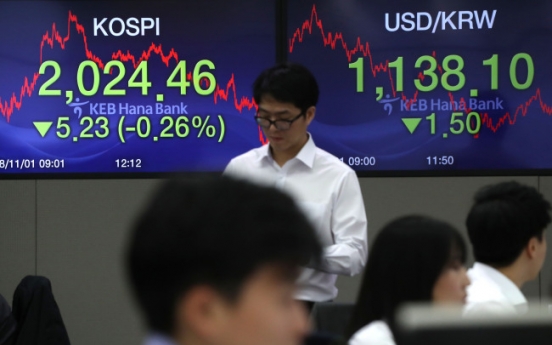 Seoul shares to seek upturn next week