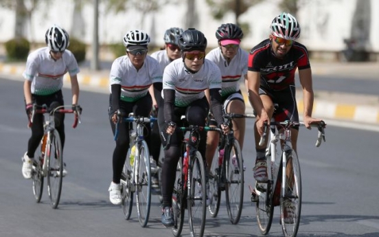 Kurdish women pedal, dunk, spike as Iraq’s top athletes