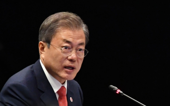 Moon highlights cooperation, suggests multilateral summits at ASEAN meeting