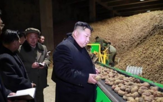 N. Korea touts bumper harvest of potatoes