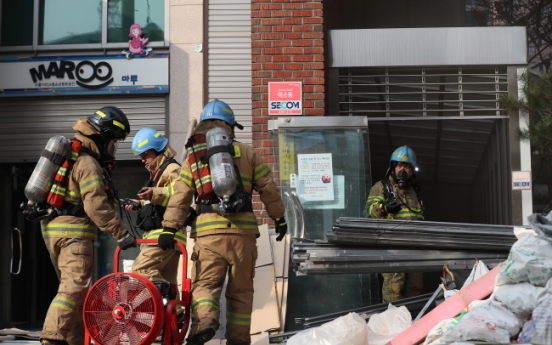 Over 180 evacuate Myeong-dong YWCA after fire