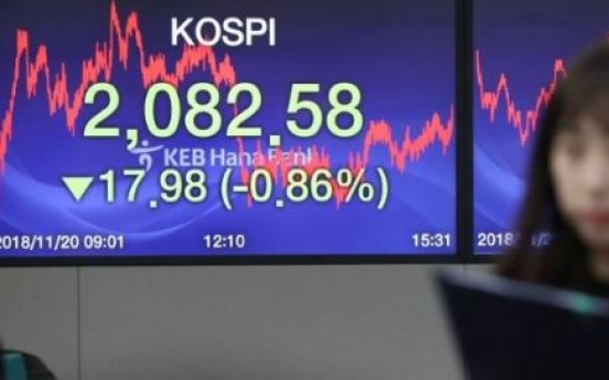 Seoul shares close lower, tracking Wall Street