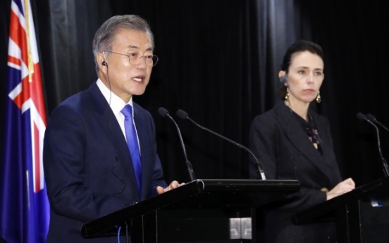 Moon says Kim's Seoul visit will accelerate denuclearization