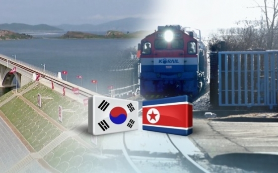 S. Koreans to return home Wed. following railway inspection of N. Korea's western line