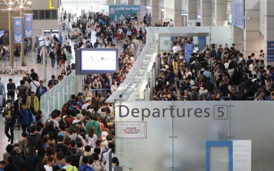 Korean tourists ranked among top in overseas spending