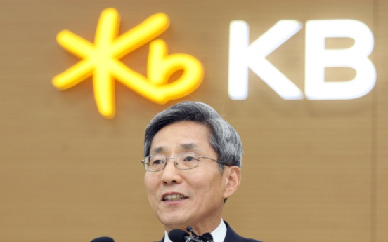 KB Financial chief to go on IR visit to Japan