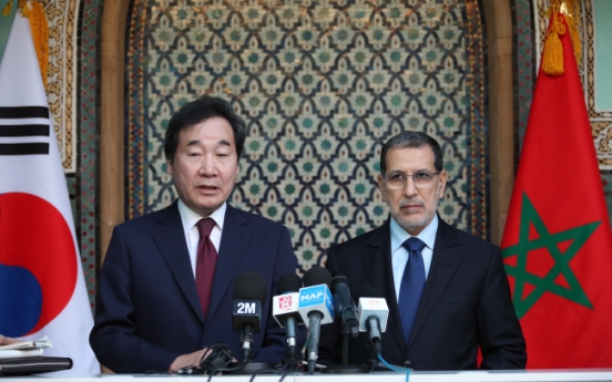 PMs of Korea, Morocco hold third talks of year to discuss closer cooperation