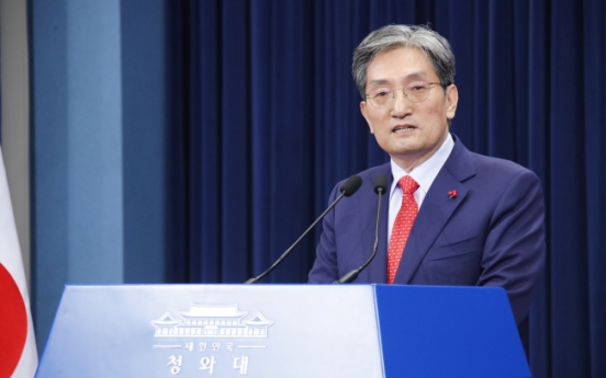 Moon names new chief of staff