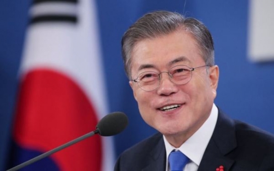 Moon calls on NK to take bolder denuclearization steps