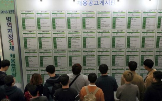 Korea jobless rate exceeds that of US in Q3