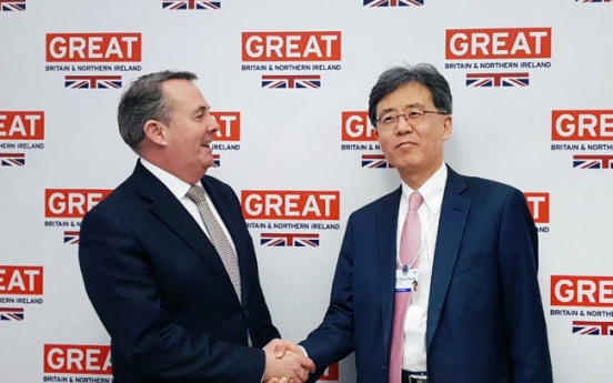 Korea, Britain discuss Brexit emergency measures