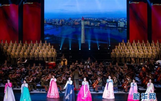 N. Korean art troupe stages 2nd performance in Beijing