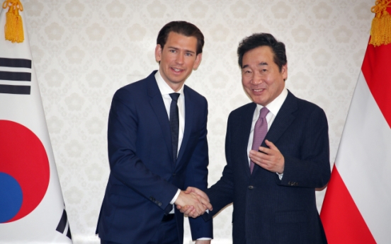 S. Korean PM thanks Austria for supporting peace process on Korean Peninsula