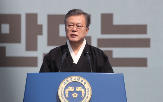 Moon calls for bold shift to 'new Korean Peninsula regime'