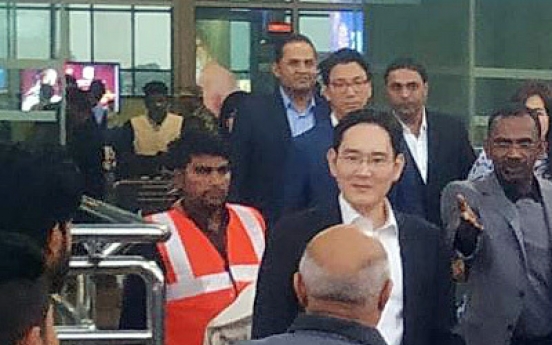 Samsung heir departs for Mumbai to attend Akash Ambani’s wedding