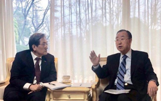 Former UN chief agrees to chair anti-fine dust committee