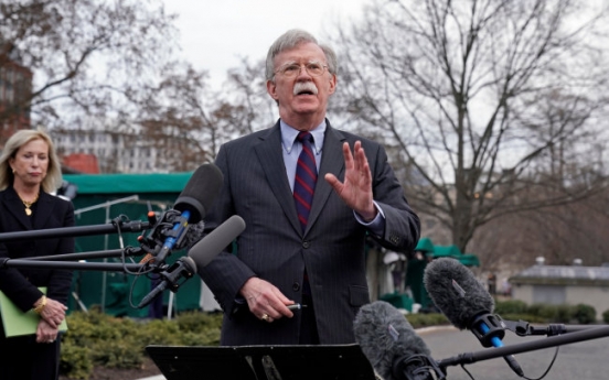 Trump hopes to resolve NK issue through negotiation: Bolton