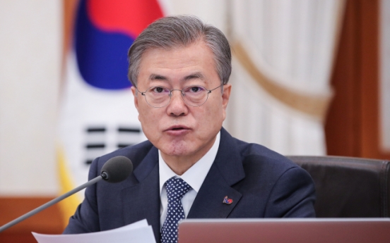 Moon says economy still needs a push despite some improvements