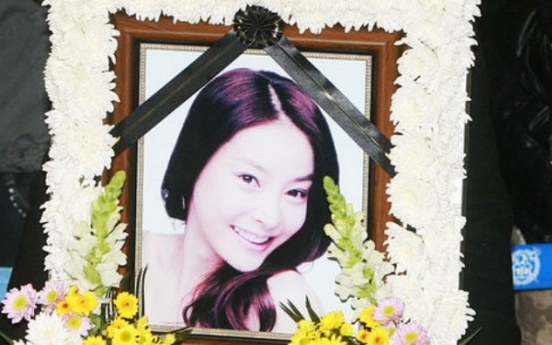 Prosecutors to review 2009 suicide of actress Jang Ja-yeon