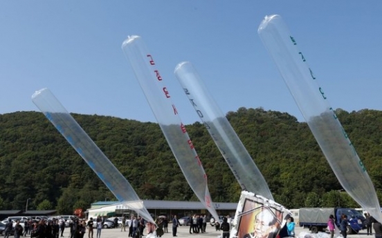 N. Korean defector group sends anti-Pyongyang leaflets across border