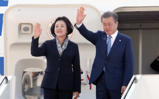 S. Korean president heads home after 3-nation trip to Central Asia