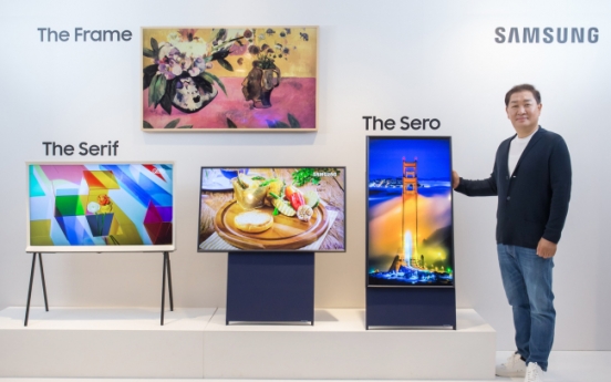 Samsung showcases first vertical TV to target millennials