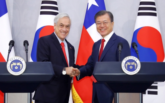 Chile backs S. Korea’s Pacific Alliance membership bid