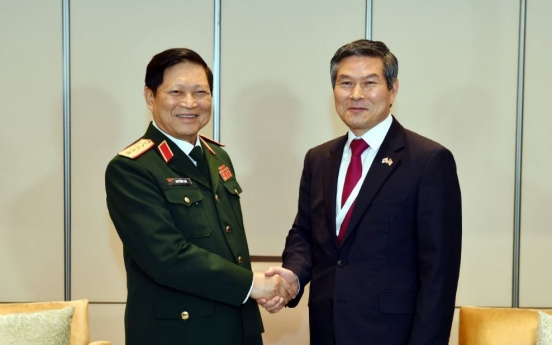 South Korea's defense chief seeks to boost defense ties with partners