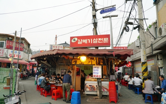 [Seoul Food Alley] Trip back to ’90s: visiting ‘seagull meat alley’ in central Seoul