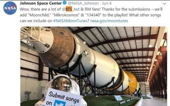 BTS songs to hit playlist of NASA's next lunar journey