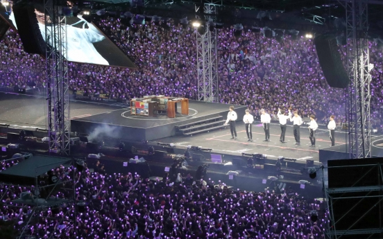 BTS captivates fans on 2nd day of Busan concerts