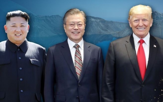 Moon: N. Korea-US in dialogue for 3rd summit, peace process making steady progress