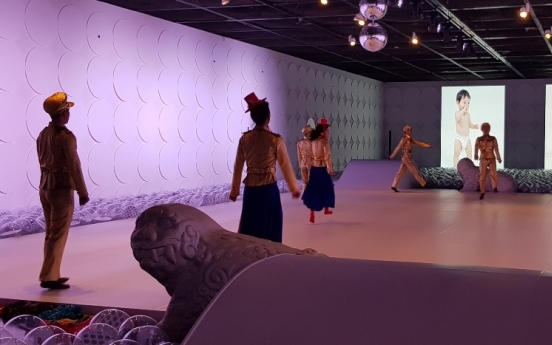 Ahn Eun-me turns museum space into dance stage