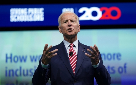 Biden accuses Trump of giving legitimacy to 'thug' Kim