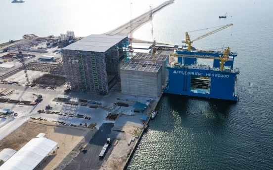 Hyundai E&C launches Caisson 227 at Singaporean reclamation site