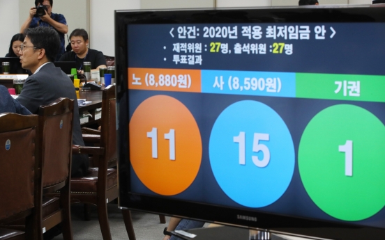 S. Korea to raise minimum wage for next year by 2.9%