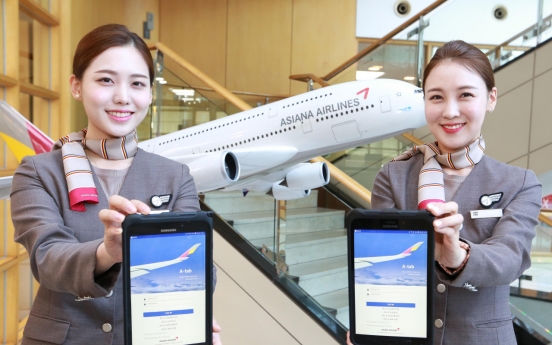 Asiana adopts smart work platform for cabin crew