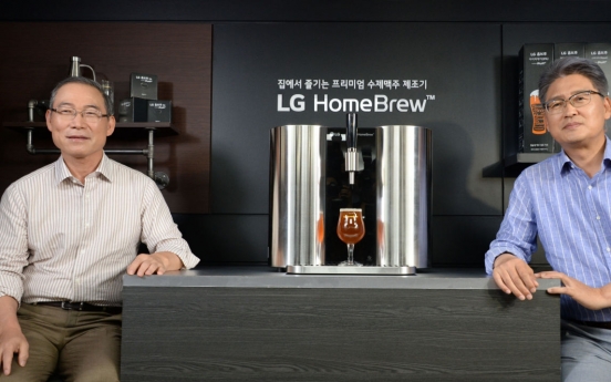 LG launches world’s first capsule-type beer brewing machine