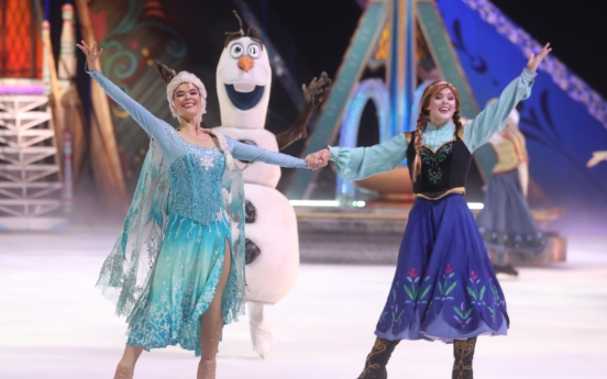 Ice show version of Disney's 'Frozen' lands in Seoul