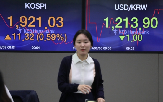 Seoul stocks extend gains, won advances late Thursday morning