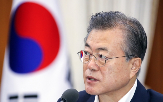 Moon urges measures against Japan's Dokdo claim, handling of radioactive water: source