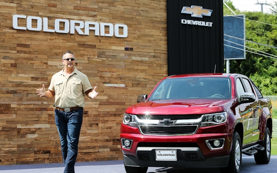 [Photo news] GM Korea launches Chevrolet Colorado in Korea