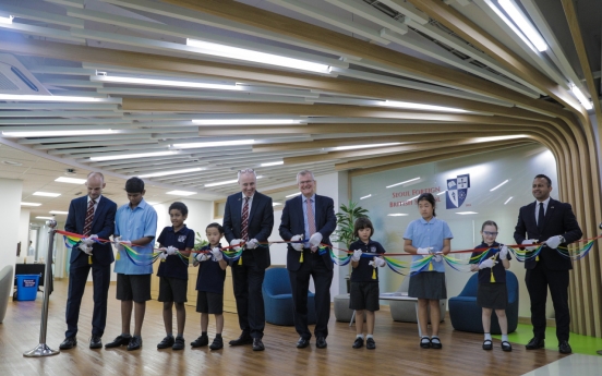 British ambassador attends opening of new facilities at Seoul Foreign British School