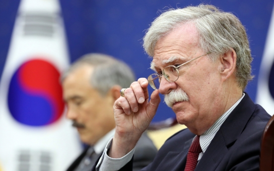 [Newsmaker] Bolton’s exit may add flexibility to NK talks but could hinder full denuke efforts